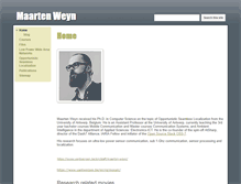 Tablet Screenshot of mweyn.wesdec.be